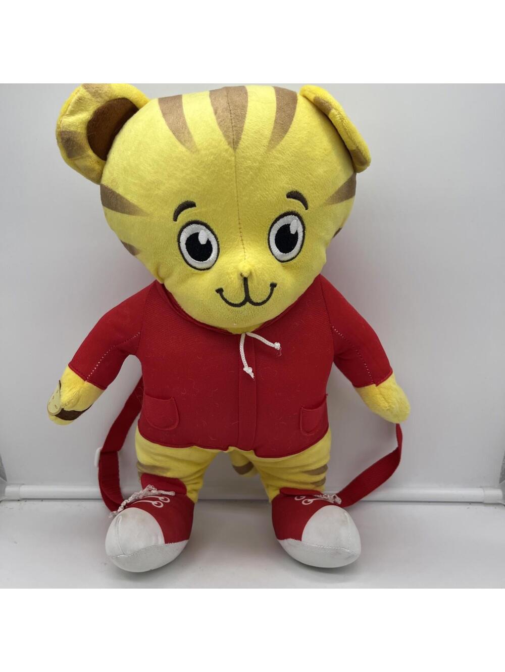 Daniel Tiger's Neighborhood Doll Backpack Plush Stuffed Animal Tiger 15” FLAW